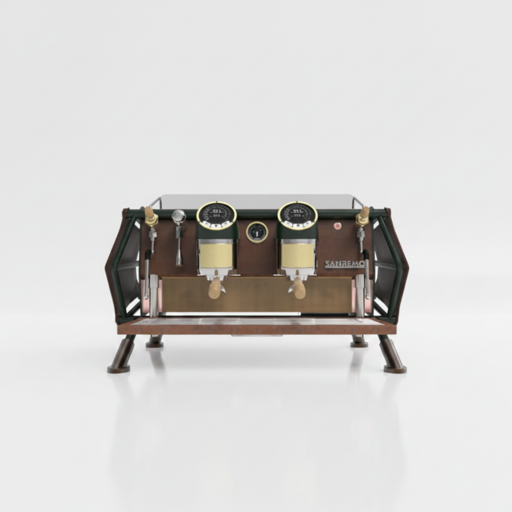 Ekspres kolbowy 2 gr. Cafe Racer Renegade Leather Bags Sanremo