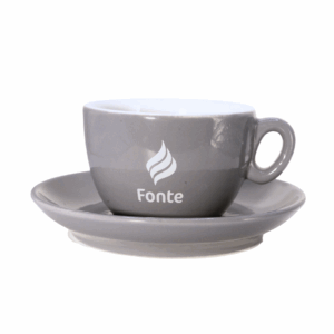Filiżanka Fonte Szara 180ml + spodek